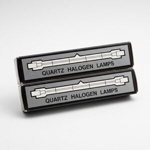 2 Pack Bulbrite 300W Halogen Light Bulbs T3 Type